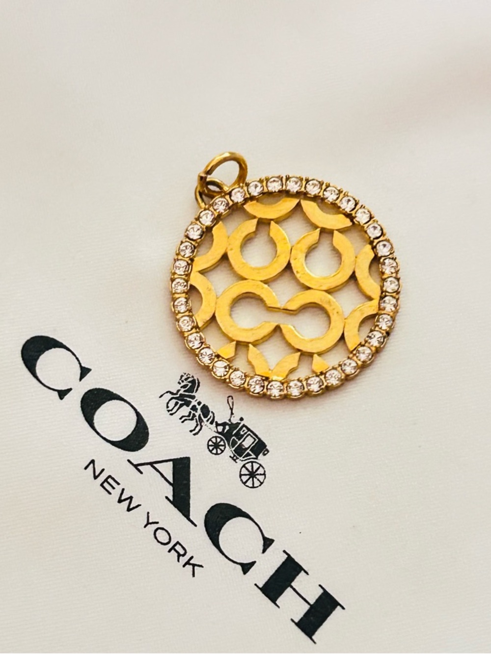 Coach Y2K Swarovski Charm Necklace/ Bracelet/ Keychain/ Bag charm